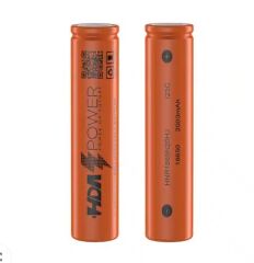 HDA Power 2000 mAh 15C 18650 Şarjlı Lion Pil