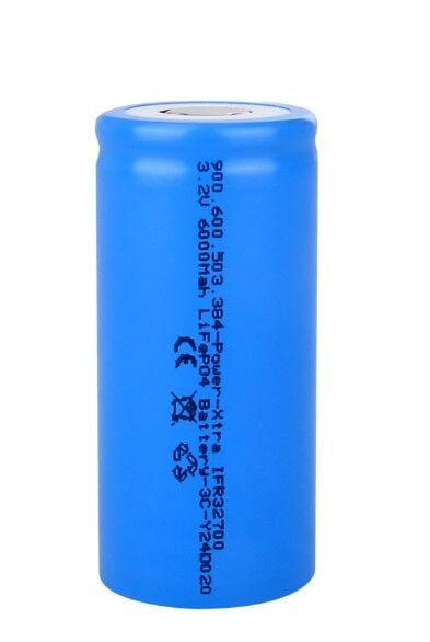 Power-Xtra IFR32700 - 3.2V 6000 Mah LiFePO4 Şarjlı Pil - 3C