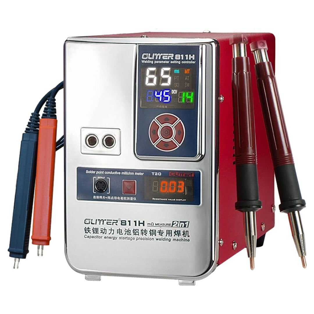 GLİTTER 811H ŞARJLI PİL PROFESYONEL BAKIR - NİKEL PUNTA KAYNAK MAKİNESİ 36KW/42KW 7000A