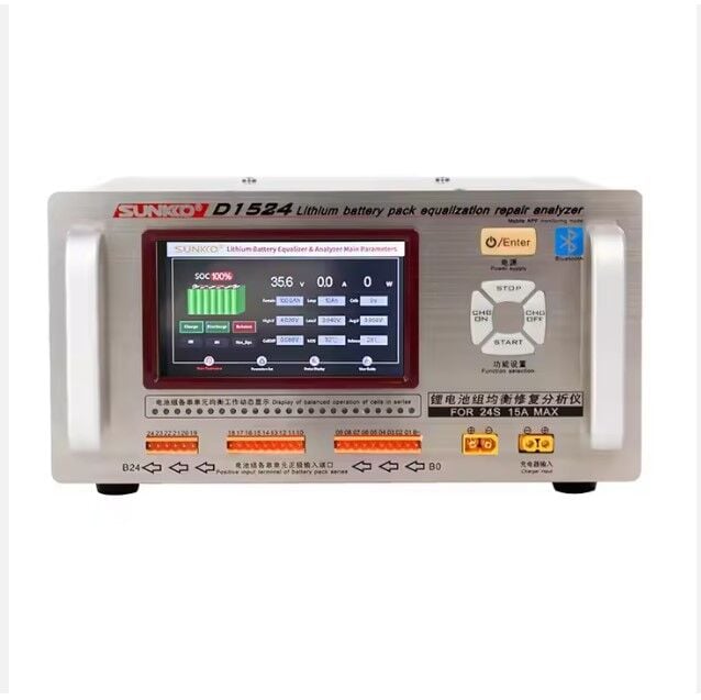 SUNKKO 1524+ LİTYUM PİLLİ 15A EKOLAYZER VE ANALİZ CİHAZI