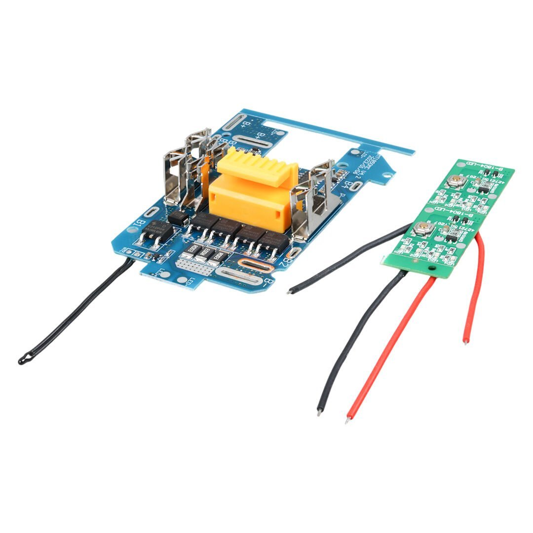 MAKITA MATKAP BATARYASI İÇİN 18V IŞIK GÖSTERGELİ BMS ŞARJ DEŞARJ KORUMA DEVRESİ