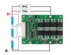 XR 10S 30A 42V Balanslı Lityum Batarya BMS