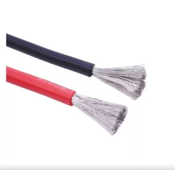 4 mm SİLİKON KABLO  SİYAH(12 AWG)