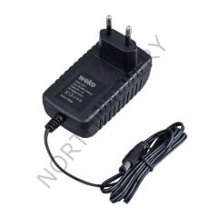 WEKO 21 VOLT - 1 AMPER 5.5*2.5 UÇLU KIRMIZI YEŞİL LEDLİ PRİZ TİPİ ŞARJLI MATKAP ADAPTÖRÜ