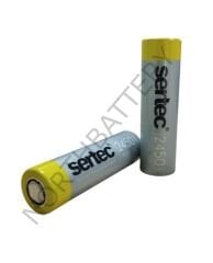 Sertec - Şarjlı Pil - Lityum İyon - 3.7v 2450 mAh - 18650 Boy - 12C - Başsız 100 adet