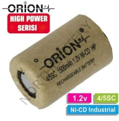 Orion 1.2V Ni-Cd 4/5SC 1500mAh Şarj Edilebilir Pil - HP