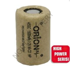 Orion 1.2V Ni-Cd 4/5SC 1500mAh Şarj Edilebilir Pil - HP