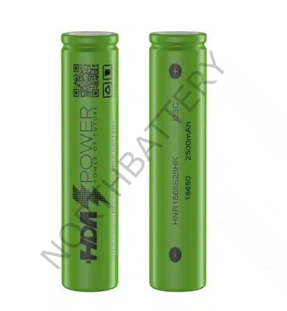 HDA Power 2400 mAh 12C 18650 Şarjlı Lion Pil 100 Adet