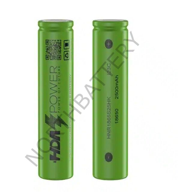 HDA Power 2400 mAh 12C 18650 Şarjlı Lion Pil 100 Adet