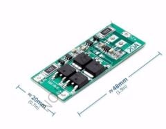 2S 20A  BMS Balans Koruma Kartı Lityum Pil Batarya Li-ion 18650