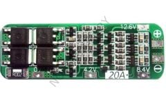 3S 20A BMS 18650 Lityum Pil Şarj Koruma Devresi - 12.6V