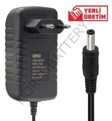 WEKO 8.4 VOLT - 1 AMPER - 8.4 WATT 5.5*2.5 UÇLU LİTYUM PİL LEDLİ YERLİ ÜRETİM ŞARJ ADAPTÖRÜ