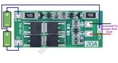 2s 20A balanslı lityum ion bms