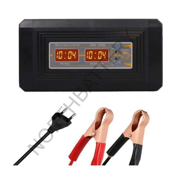 POWERMASTER SON-1210D 12 VOLT/24 VOLT - 10 AMPER DİGİTAL EKRANLI AKILLI KURU - ASİT - JEL AKÜ ŞARJ CİHAZI