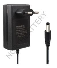 WEKO 21 VOLT - 2 AMPER 5.5*2.5 UÇLU KIRMIZI YEŞİL LEDLİ PRİZ TİPİ ŞARJLI MATKAP ADAPTÖRÜ