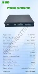 JK-B15A24S 15 Amper Pil Balans Cihazı