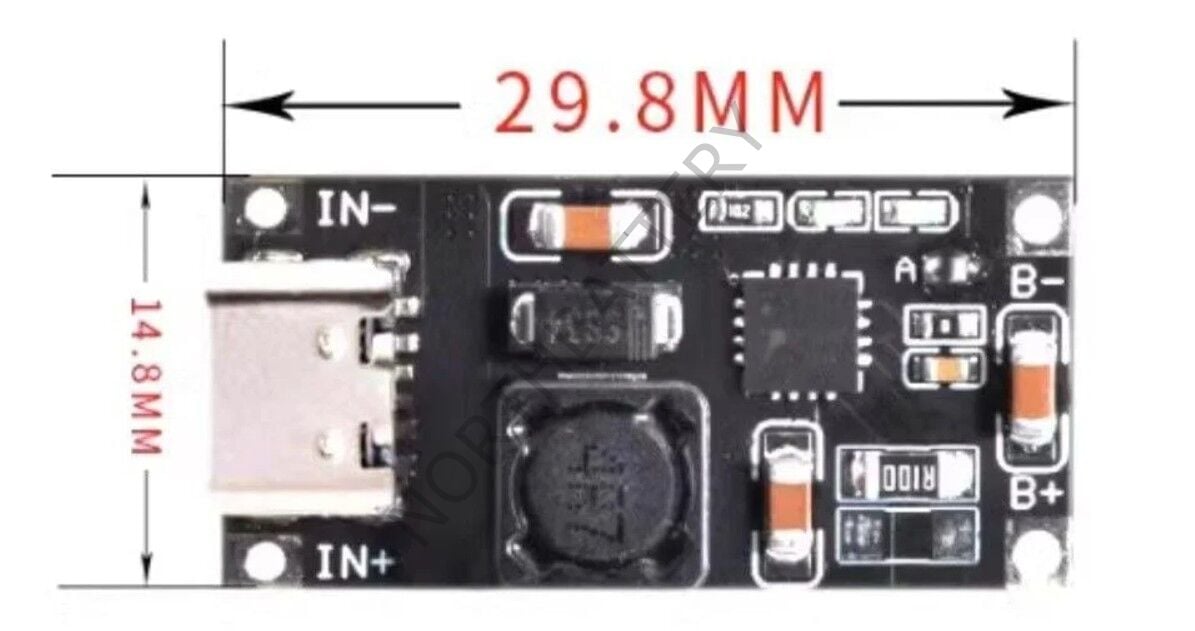 Type C TP5000 1A LiFePO4 ve Li-ion Pil Şarj Devresi