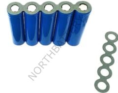 18650 Pil için 5li 20 adet Yalıtım İzolasyon Contası Delikli Arpa Kağıt