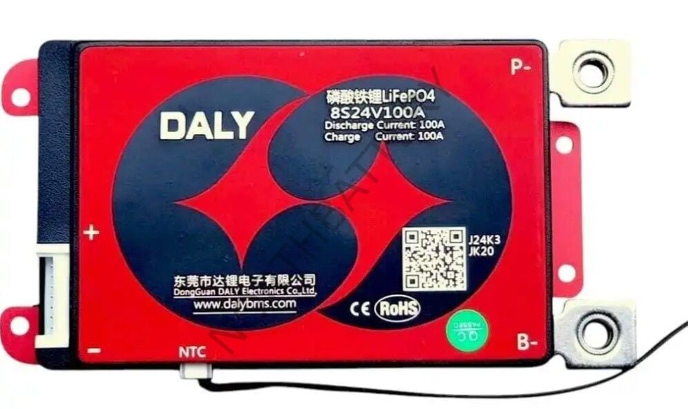 DALY 8S 24V 100A Balanslı LiFePO4 Batarya BMS