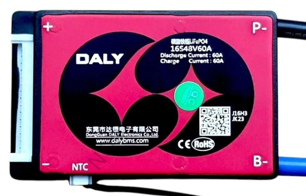 Daly - Lifepo4 Bms - 16s 60a - Balanslı