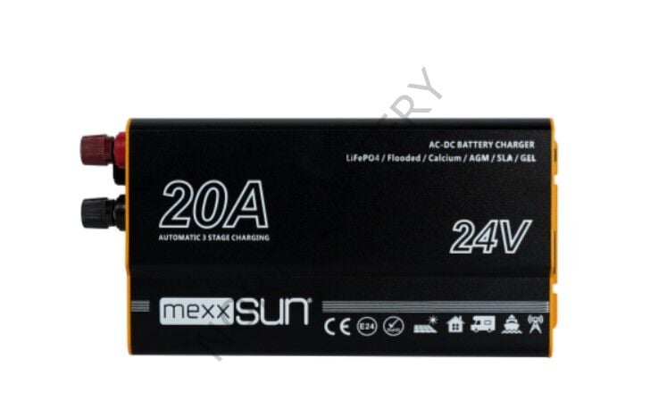 AC-DC Akü Şarj Cihazı 24V-20A(Lifepo4-Gel-Agm)