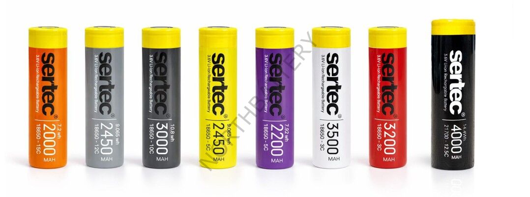 Sertec 18650 3.7V 3000 Mah 10C Li-Ion Şarjlı Pil