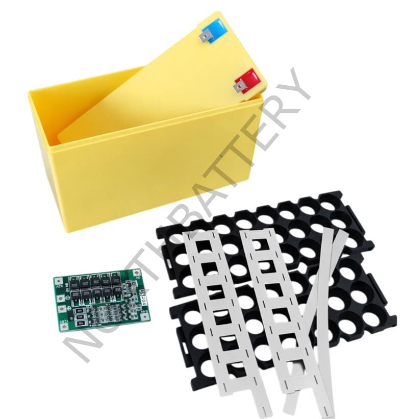 PM-29162 12V7A AKÜ ÖLÇÜLERİNDE PİL-AKÜ KORUMA KUTUSU * BMS-NİKEL-PİL YATAĞI DAHİL. (150 X 65 X 90 MM)