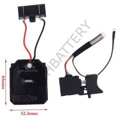 Weko 18-21 VOLT FIRÇASIZ MOTOR MATKAP SÜRÜCÜ KARTI ELEKTRONİK VE ŞARTELİ