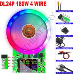 DL24P 180W elektronik yük deşarj şarj renk DC USB Tester lityum pil kapasitesi monitör güç ölçer