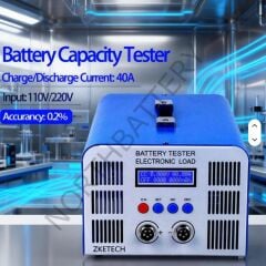 Zketech Ebc-a40l 5v 40a Pil Test Cihazı Yüksek Hassasiyetli Kapasite Deşarj Makinesi Lityum İyon Pil için Elektronik Yük